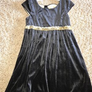 George Black and Gold Kids Dress